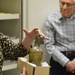 Museum volunteers visit artifact storage facility