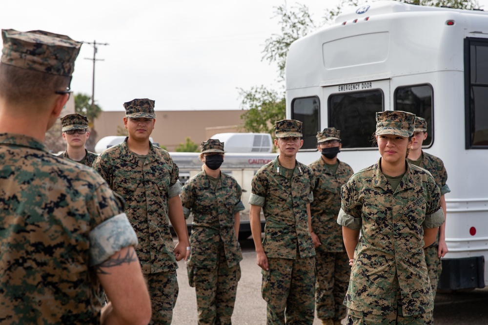 JROTC cadets visit MCAS Miramar