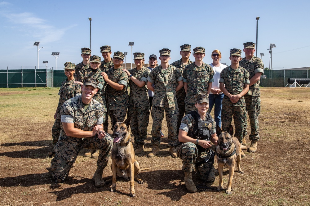 JROTC cadets visit MCAS Miramar