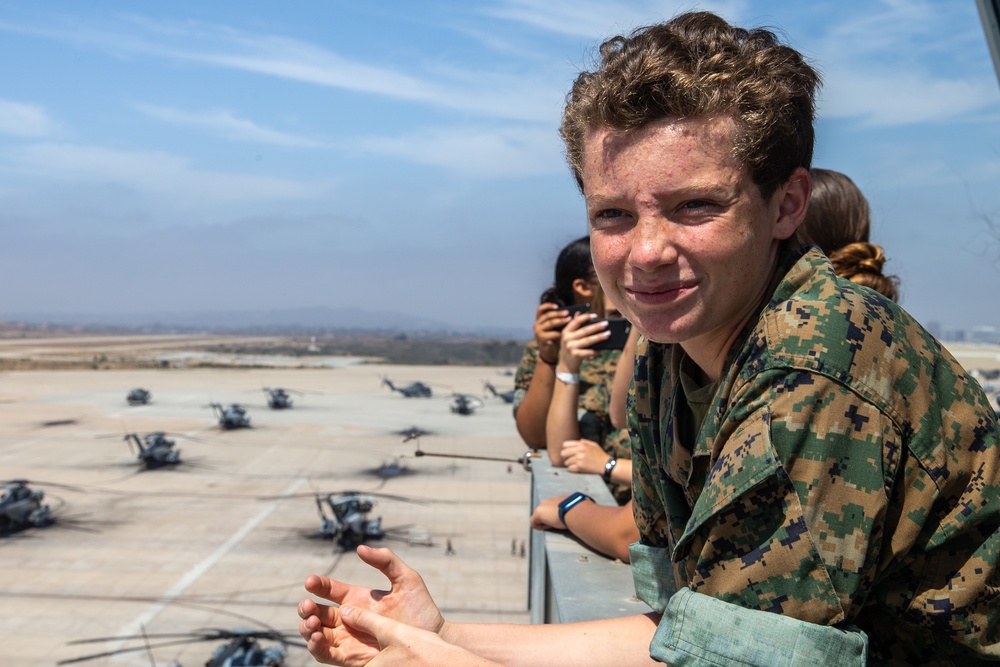 JROTC cadets visit MCAS Miramar
