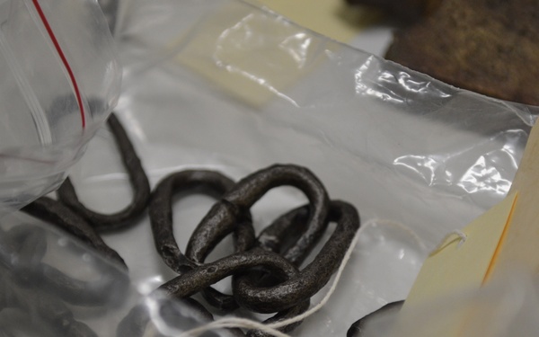 USS Cumberland artifacts