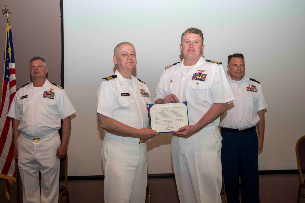 Chaplain Cmdr. Carter Retires