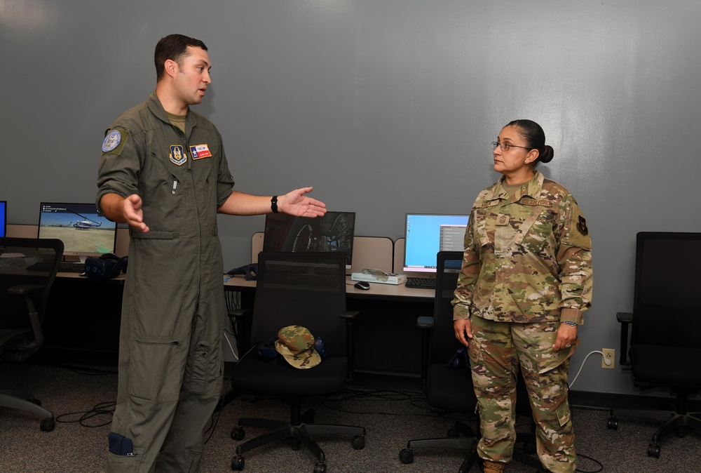 4 AF command chief visits Alamo Wing