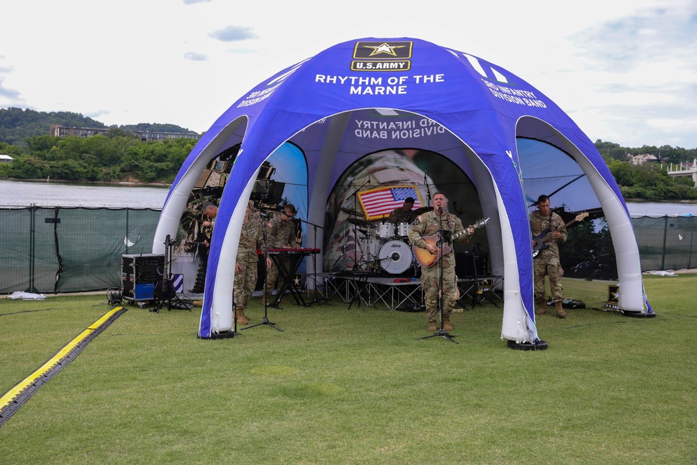 3rd Infantry Division Band Performs at Riverbend Festival