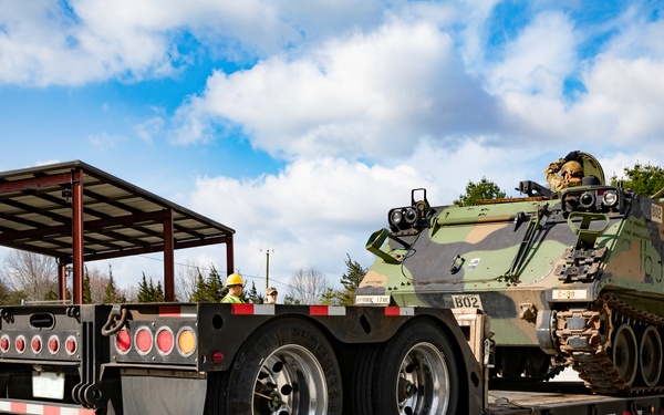 Connecticut Army National Guard Supplies M113 APC to Ukraine