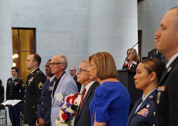 Governor’s annual wreath-laying ceremony honors fallen service members’ sacrifices