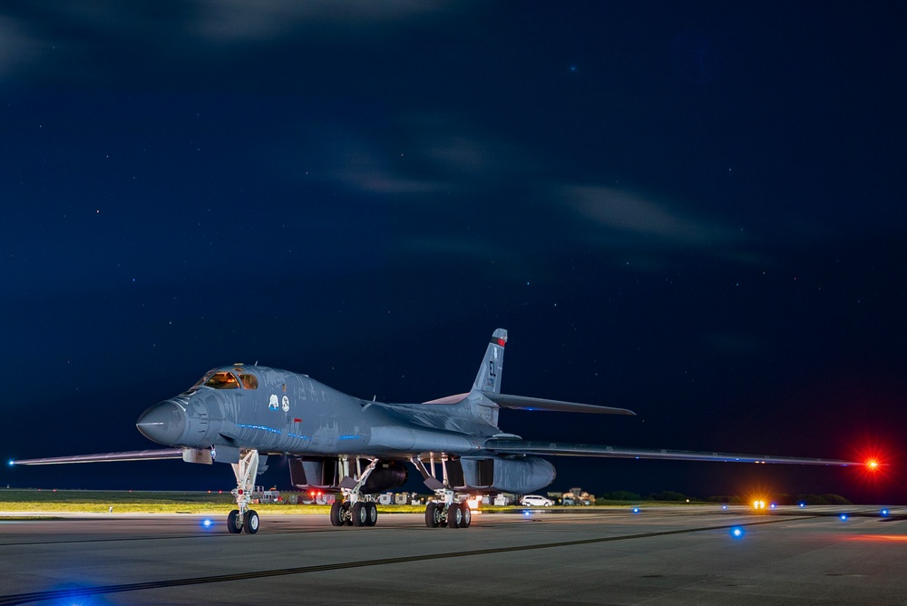 B-1B Bombers Arrive at Andersen Air Force Base