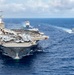 USS Ronald Reagan (CVN 76) conducts formation sailing with Carrier Strike Group 5, Republic of Korea Navy