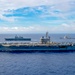 USS Ronald Reagan (CVN 76) conducts formation sailing with Carrier Strike Group 5, Republic of Korea Navy