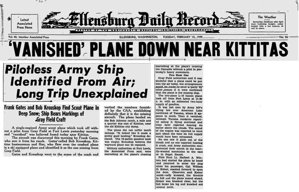 The unusual story of the first unmanned flight at Gray Army Airfield