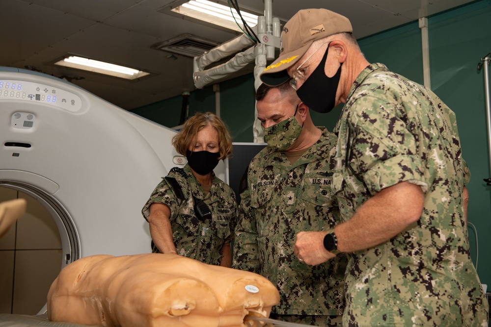 Commander, U.S. Naval Forces Marianas Tours Mercy