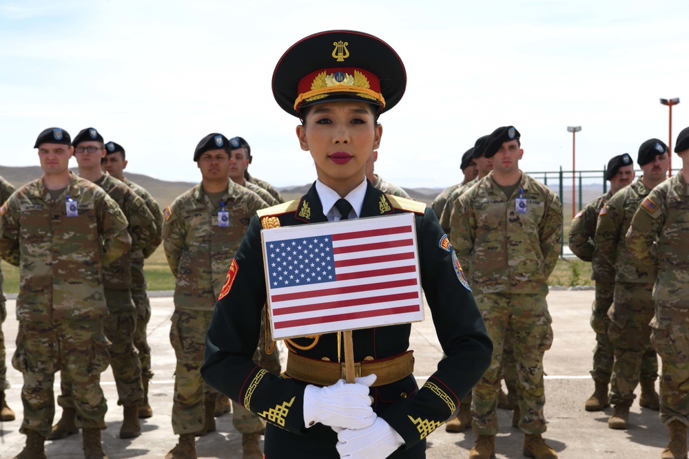 U.S. Army represented in the Khaan Quest 2022 Opening Ceremony