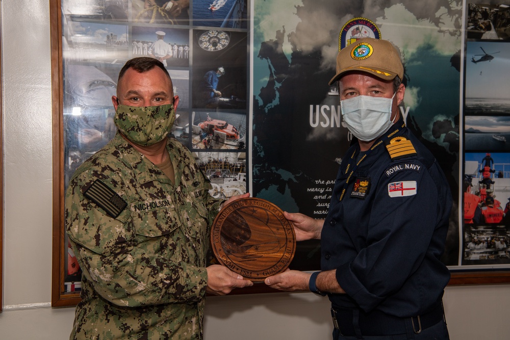 Commander, U.S. Naval Forces Marianas Tours Mercy