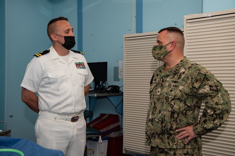 Commander, U.S. Naval Forces Marianas Tours Mercy