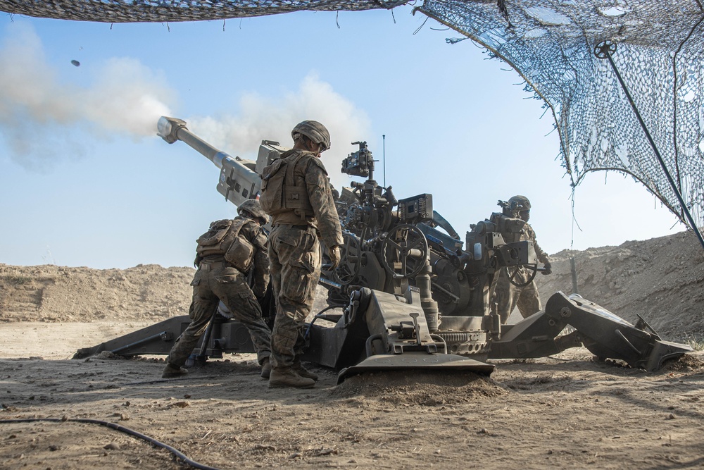 22nd MEU EFES22 Artillery Live Fire