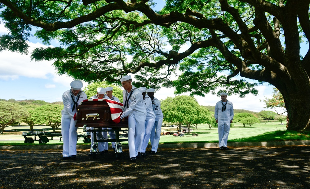 Internment for USS Oklahoma sailor accounted-for from WWII, FCM2 George Gilbert