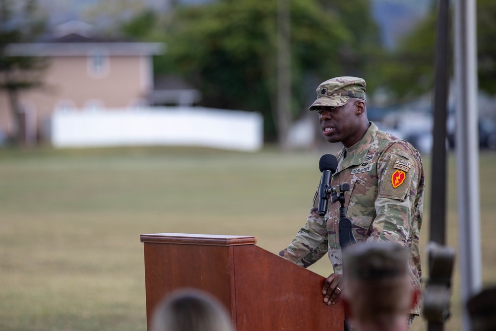 29th BEB change of command ceremony