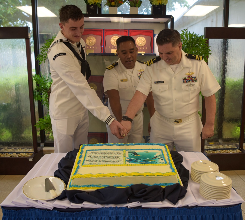 NSF Diego Garcia Battle of Midway 80th Anniversary Commemoration