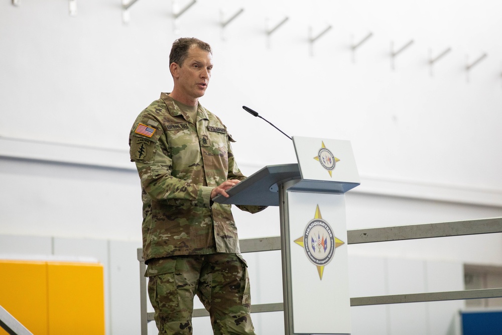 U.S. European Command change of responsibility ceremony