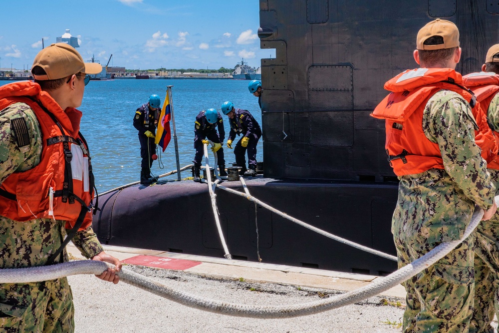 DVIDS - Images - Colombian Navy Submarine ARC Tayrona Arrives at ...