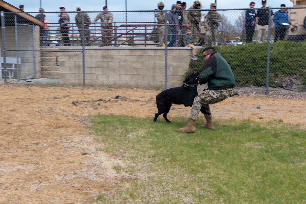 Base defenders host static display for Police Week