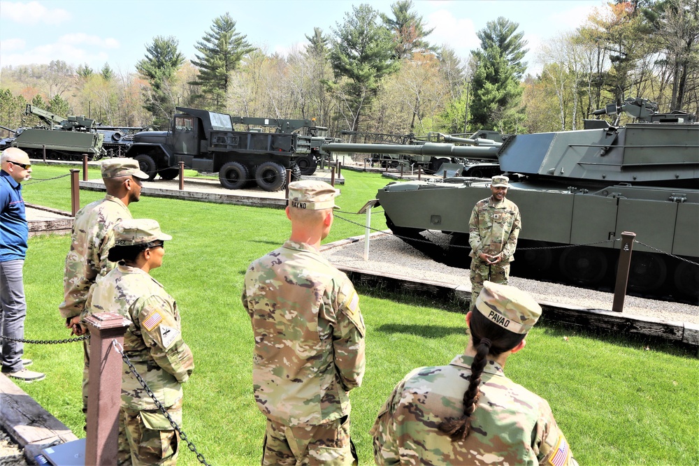 Reenlistment Ceremony at Fort McCoy's Equipment Park