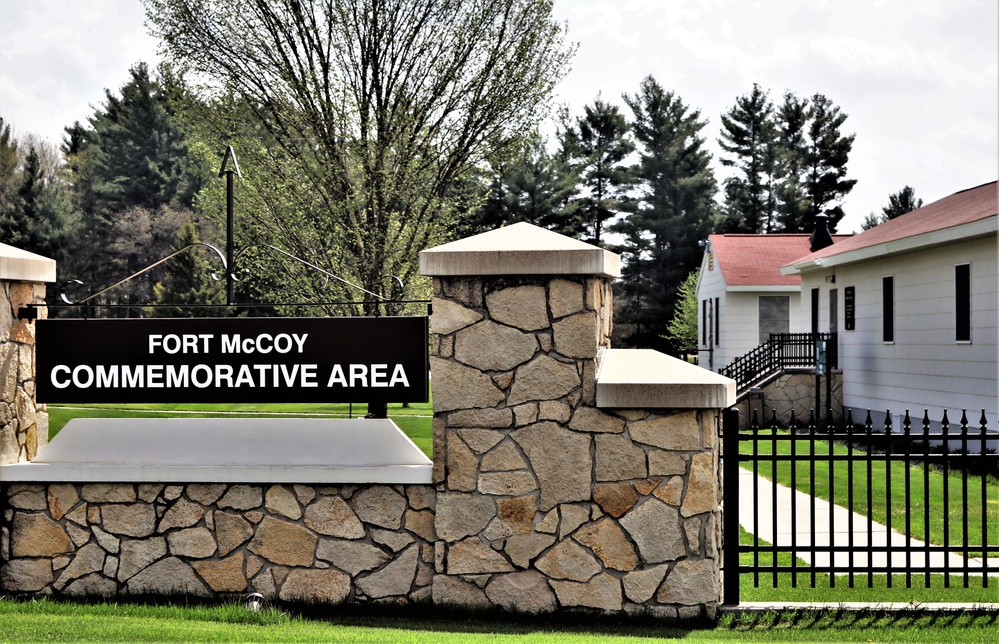 Fort McCoy's historic Commemorative Area