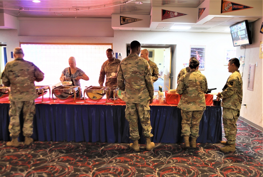 Military Appreciation Lunch provided at McCoy's Community Center at Fort McCoy