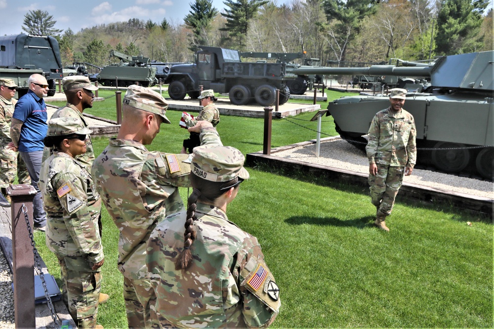 Fort McCoy's Equipment Park in historic Commemorative Area