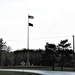 American Flag and Fort McCoy