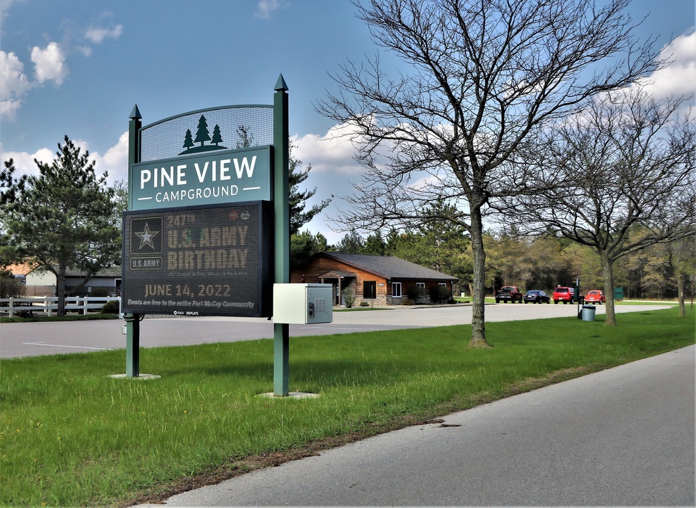 Pine View Campground at Fort McCoy