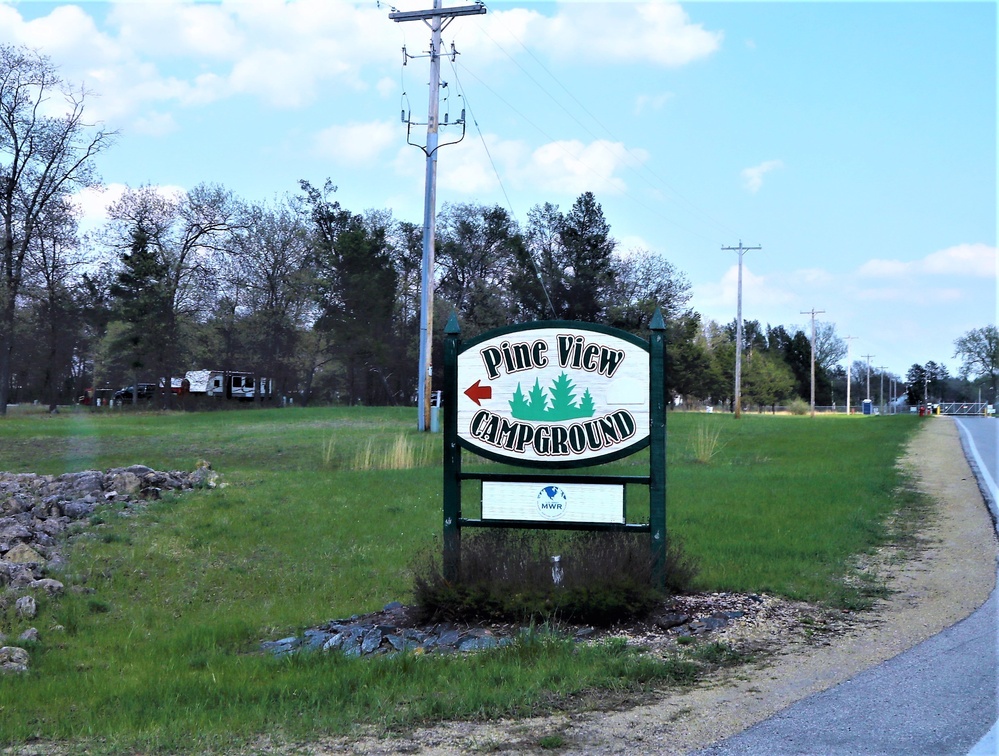 Pine View Campground at Fort McCoy