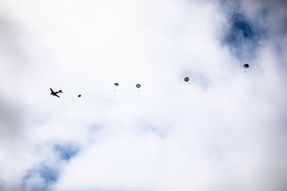 Liberty Jump Team and 82nd Jump into Normandy