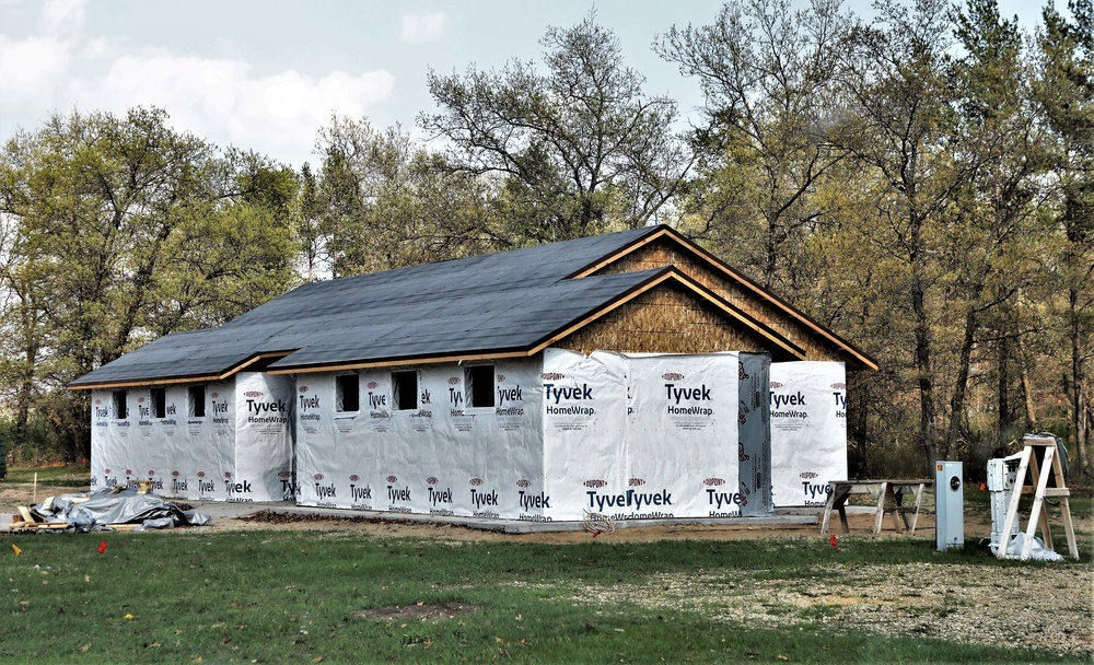 Construction of new comfort station at Fort McCoy’s Pine View Campground