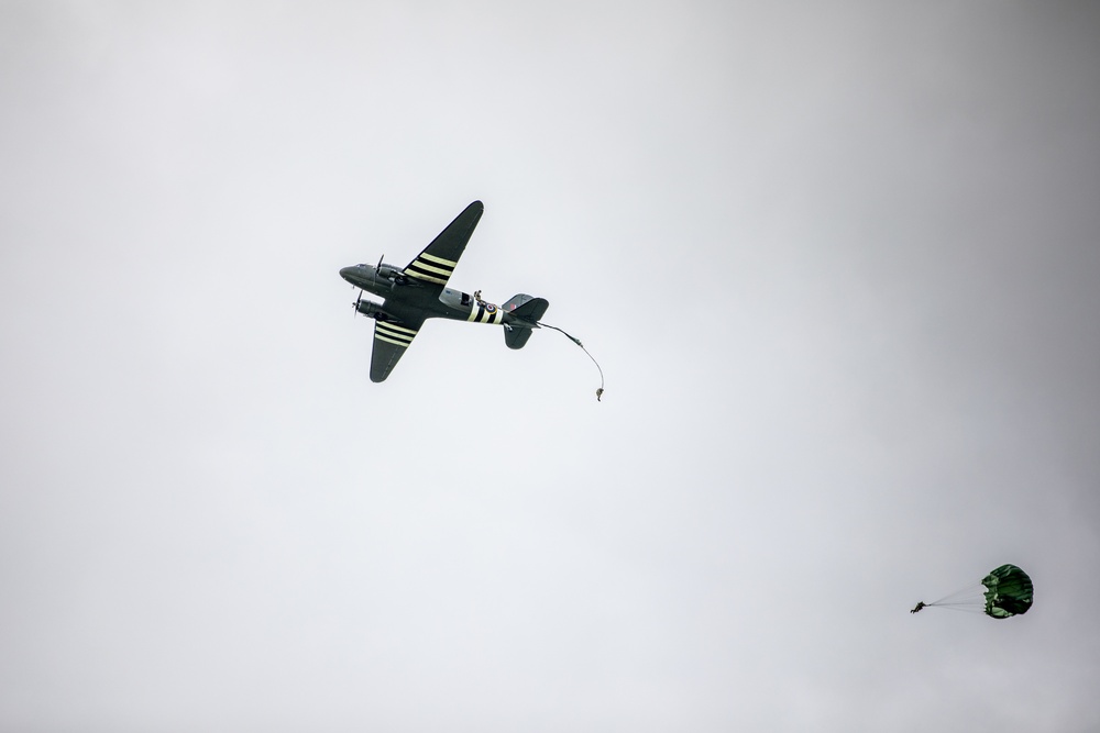 Liberty Jump Team and 82nd Jump into Normandy