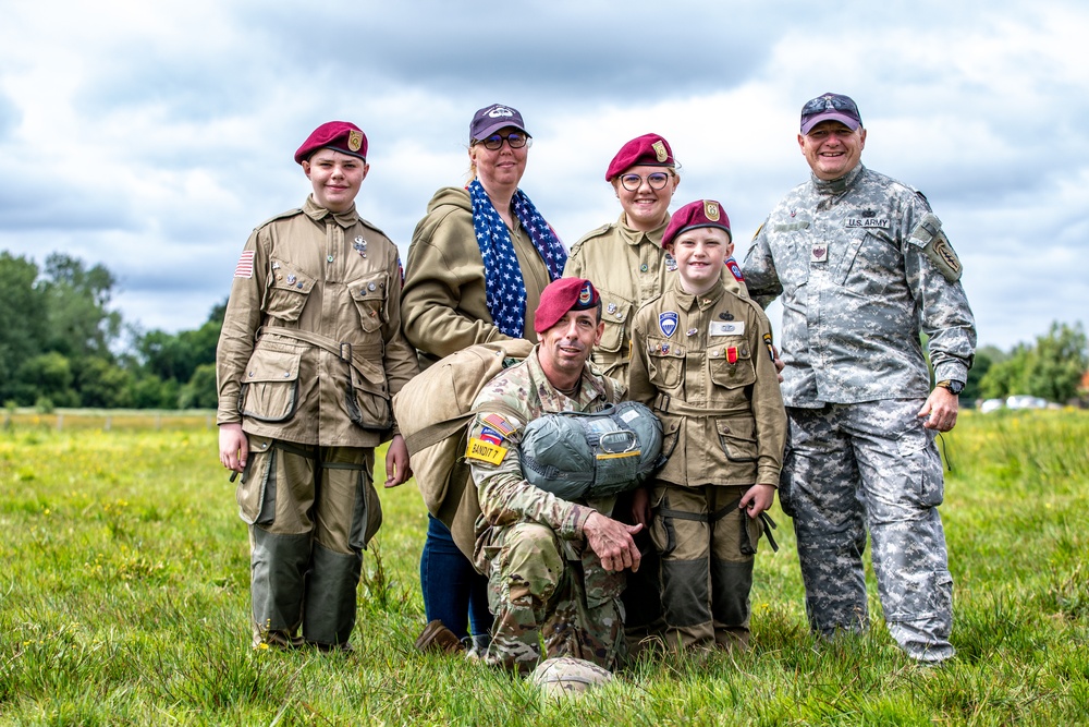 Liberty Jump Team and 82nd Jump into Normandy