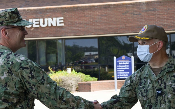 Deputy Commander of Naval Medical Forces Atlantic visits Naval Medical Center Camp Lejeune