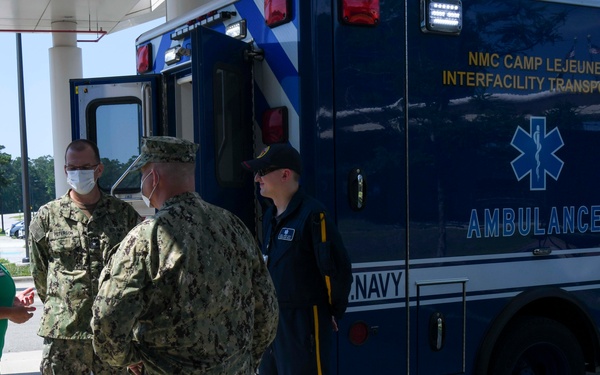 Deputy Commander of Naval Medical Forces Atlantic visits Naval Medical Center Camp Lejeune