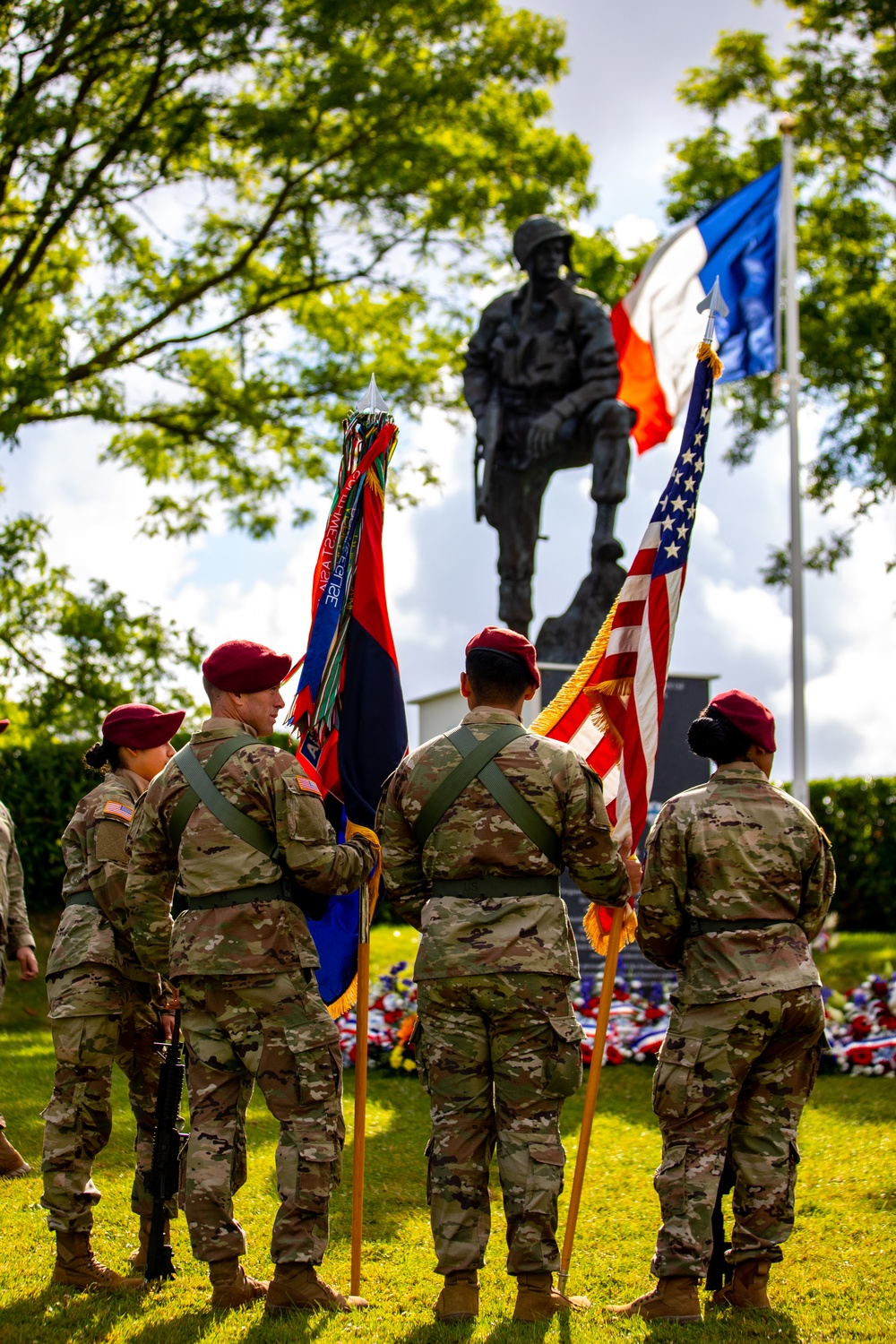 Airborne Memorial Ceremony at Iron Mike