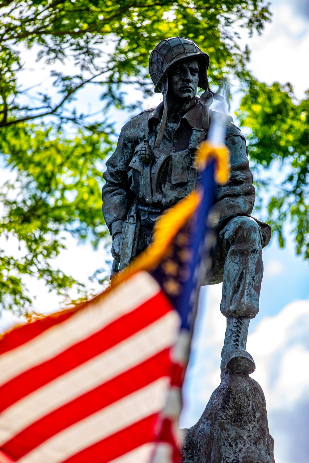 Airborne Memorial Ceremony at Iron Mike