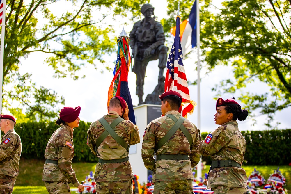 Airborne Memorial Ceremony at Iron Mike