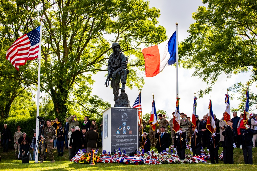 Airborne Memorial Ceremony at Iron Mike