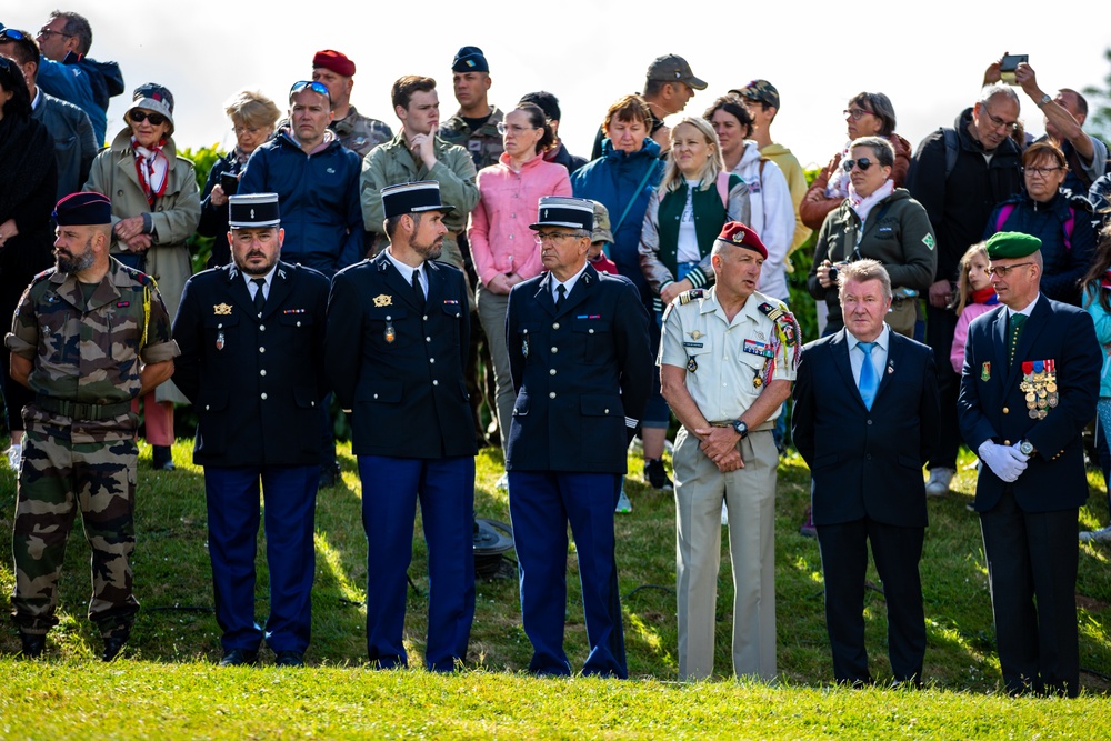 Airborne Memorial Ceremony at Iron Mike