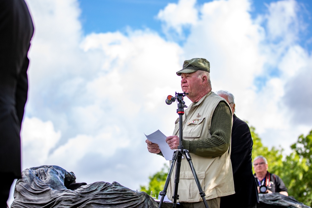 Airborne Memorial Ceremony at Iron Mike