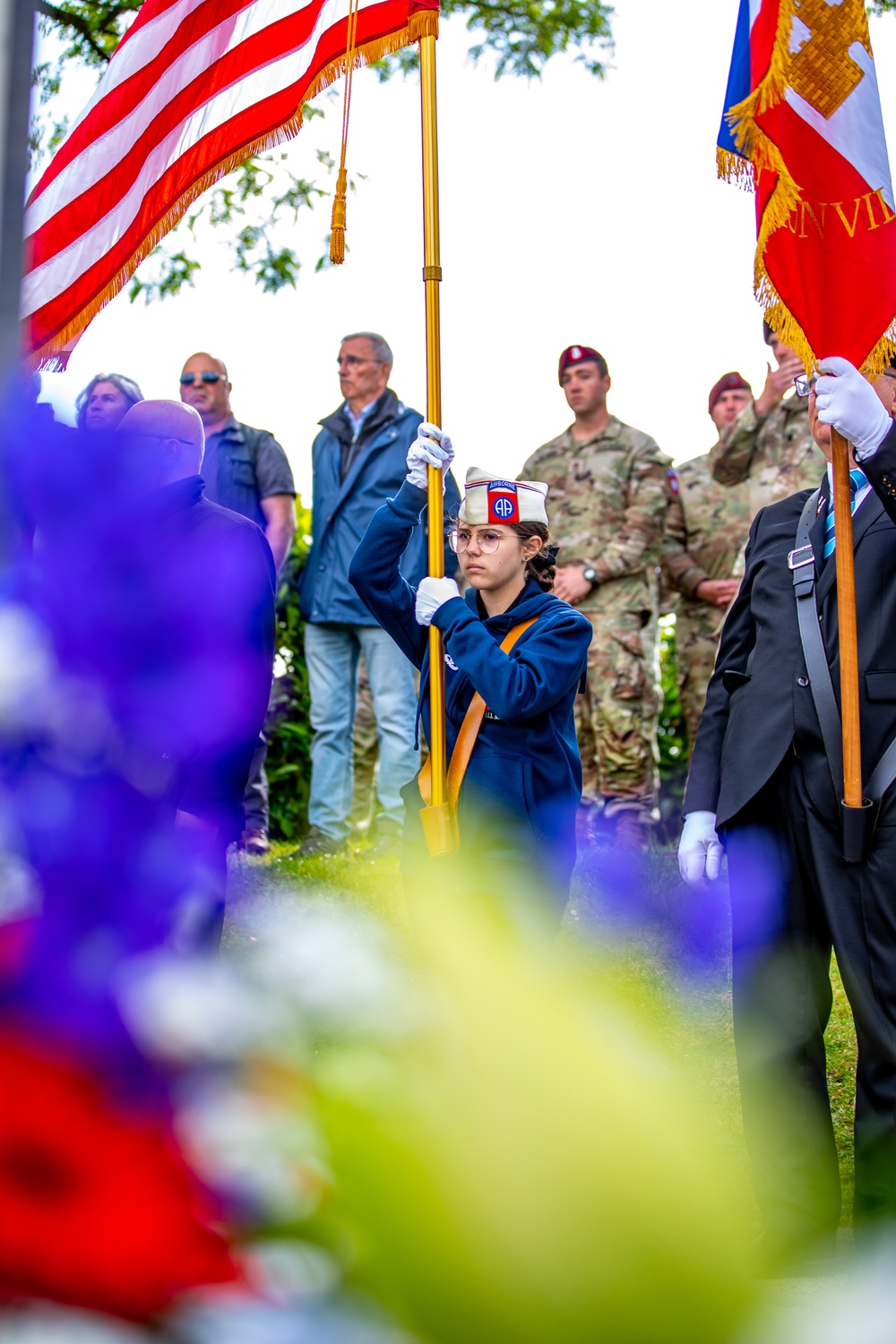 Airborne Memorial Ceremony at Iron Mike