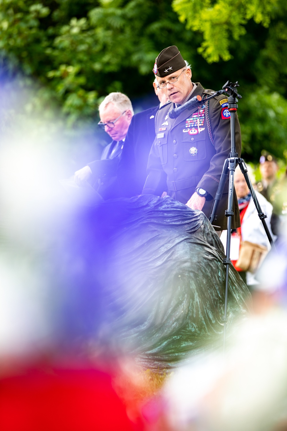 Airborne Memorial Ceremony at Iron Mike