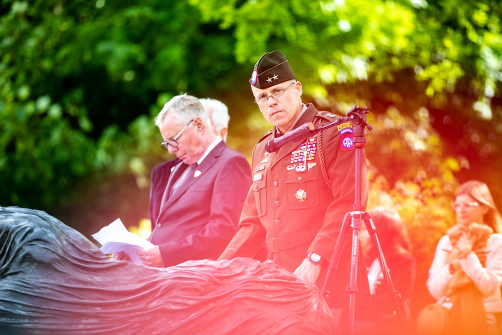 Airborne Memorial Ceremony at Iron Mike