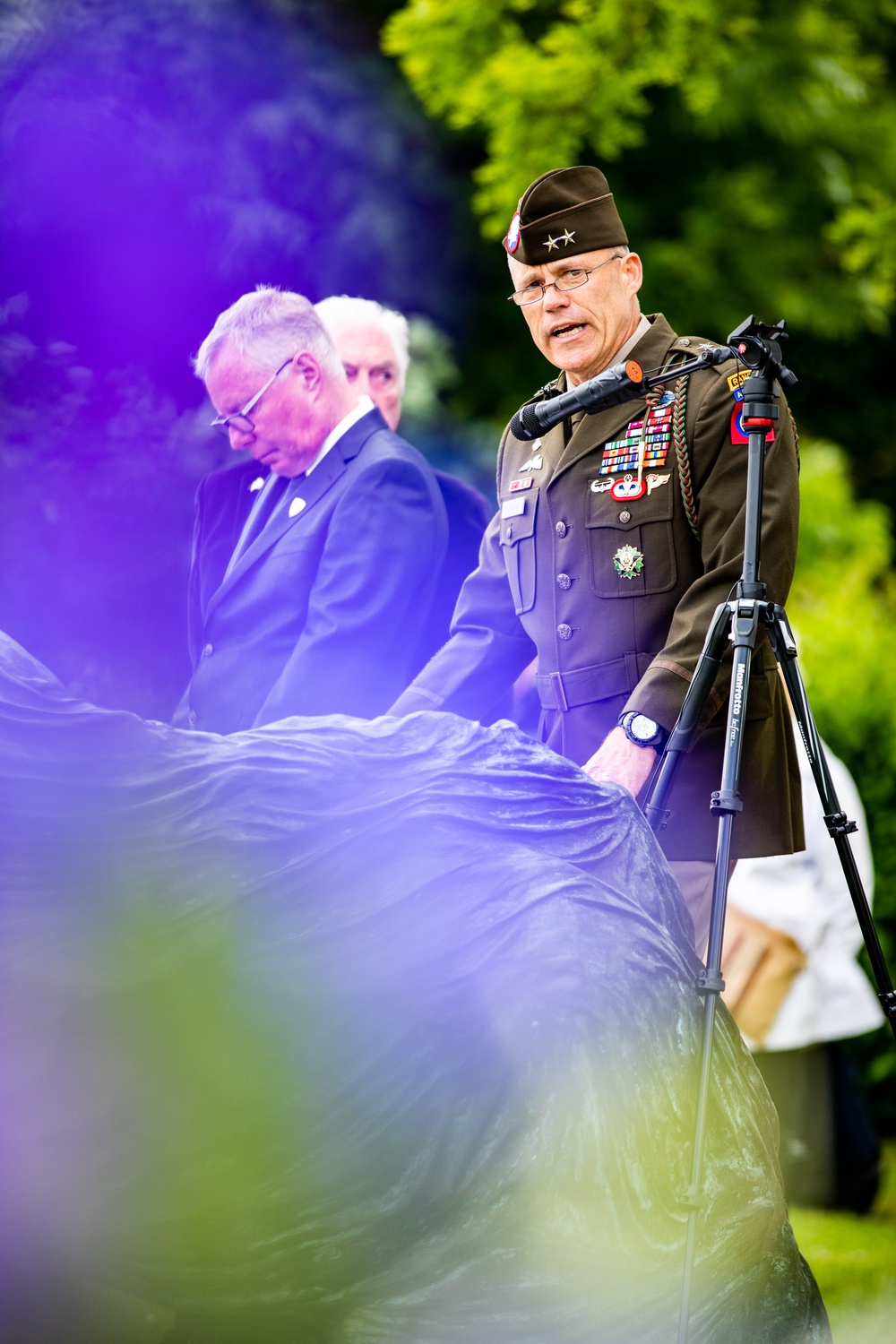 Airborne Memorial Ceremony at Iron Mike