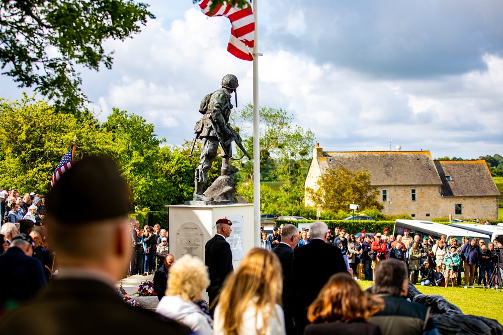 Airborne Memorial Ceremony at Iron Mike