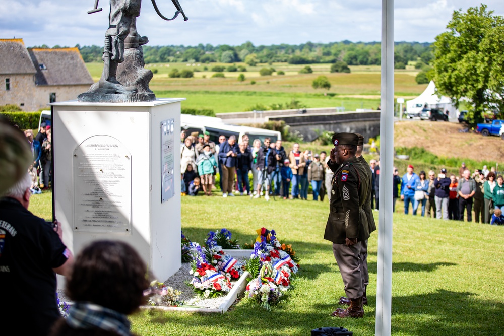 Airborne Memorial Ceremony at Iron Mike